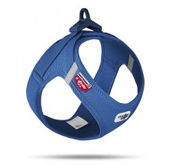 CURLI Postroj pre psov so sponou Air-Mesh Blue M, 6-9 kg