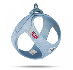 CURLI Postroj pre psov so sponou Air-Mesh Skyblue, 3XS, 1,5-3 kg