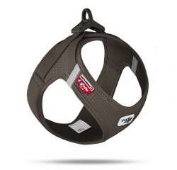 CURLI Postroj pre psov so sponou Air-Mesh Brown, L, 8-13 kg 