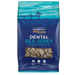 FISH4DOGS Dentálne pamlsky pre psov morská ryba - uzlíky 500g