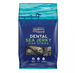 FISH4DOGS Dentálne pamlsky pre psov morská ryba - prúžky 500g