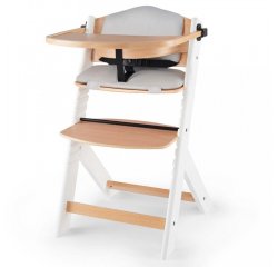 KINDERKRAFT Stolička jedálenská Enock s polstrovaním White wooden, Premium