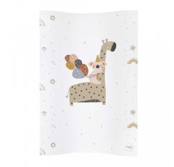 CEBA Podložka prebaľovacia 2-hranná mäkká COSY (50x70) Giraffe