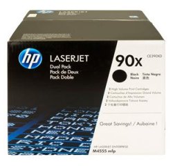 HP tisková kazeta černá velká - 2 pack, CE390XD