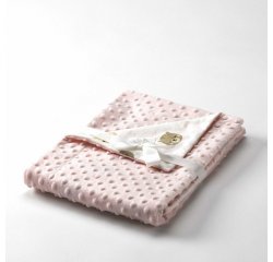 Mora Dubidu G81 Detská deka, 80x110cm, ružová