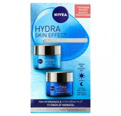 NIVEA Hydra Skin Effect Hydratačný denný gél a nočný gél-krém, 2 x 50 ml