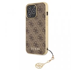Guess 4G Charms Zadní Kryt pro iPhone 13 Pro Max Brown