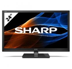 24EA3E LED TV 100Hz, T2/S/C2 SHARP + darček internetová televízia sweet.tv na mesiac zadarmo