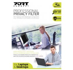 PORT CONNECT PRIVACY FILTER 2D - 24&amp;apos;&amp;apos;, 16/9, černý