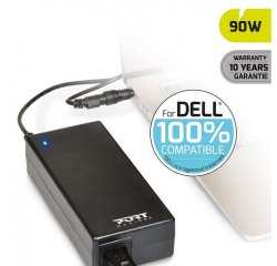 PORT CONNECT DELL 100% napájecí adaptér k notebooku, 19V, 4,74A, 90W, 2x DELL konektor