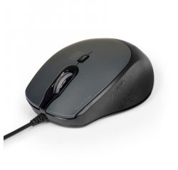 PORT CONNECT SILENT, optická USB-A/USB-C myš, 3600 DPI, černá