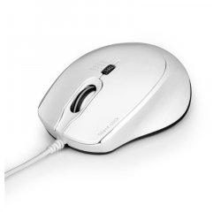 PORT CONNECT SILENT, optická USB-A/USB-C myš, 3600 DPI, bílá