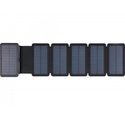 Sandberg Solar 6-Panel Powerbank 20000mAh, solární nabíječka, černá