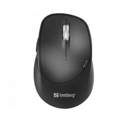 Sandberg Wireless Mouse Pro Recharge, bezdrátová 2.4 GHz+BT optická myš, 1600dpi, černá
