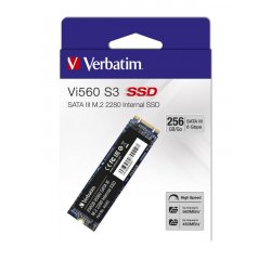 Verbatim SSD 256GB M.2 2280 SATA III Vi560 S3 interní disk, Solid State Drive