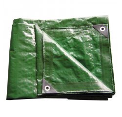 Nepremokavá plachta zakrývacia 4x6 m 140 g/m2, zelená