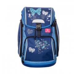 BELMIL - BelMil školský batoh 404-31 Blue Butterflie