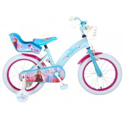 VOLARE - Detský bicykel pre dievčatá FROZEN II - modrý-ružový, 16