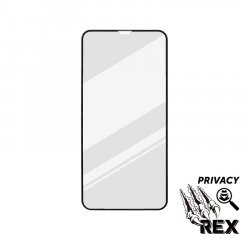 iPhone XR čierne STURDO REX PRIVACY s filtrom pre ochranu súkromia, FullGlue