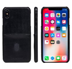 iPhone XS MAX čierny Tune cc zadný kož.kryt dbramante