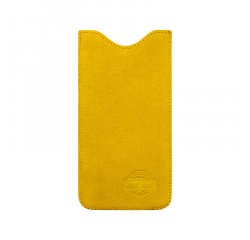 4XL puzdro z brúsenej kože žlté (SPRING)(V)