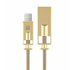 REMAX AA-7037 RC-056I ROAYALTY KABEL IPHONE 5/6/7/SE GOLD