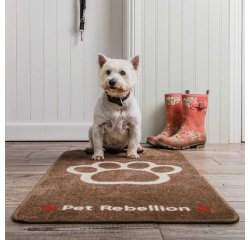 PET REBELLION BARRIER RUGS EXTRA LARGE, BISCUIT, 57X110CM (PR-569564)