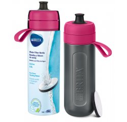 BRITA FILL&amp;GO ACTIVE FILTRACNA FLASA NA VODU 0,6L RUZOVA