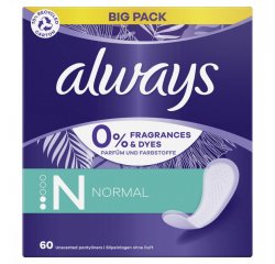 ALWAYS INTIMKY 60KS NORMAL CASHBACK AŽ 40 EUR