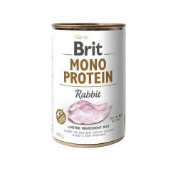 BRIT MONO PROTEIN RABBIT KARMA MOKRA DLA PSA 400G