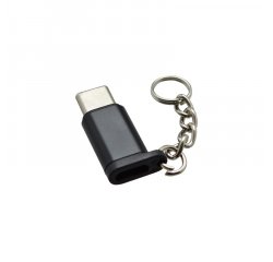 MOBILNET DAD-0081-UNI-TYPEC REDUKCIA Z MICRO USB NA USB-C CIERNA