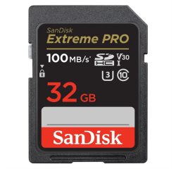 SANDISK SDSDXXO-032G-GN4IN EXTREME PRO 32 GB SDHC MEMORY CARD 100 MB/S 90 MB/S,UHS-I,CLASS 10,U3,V30