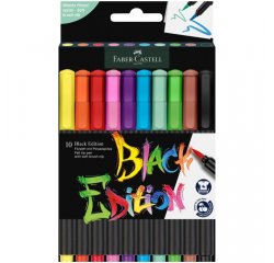 FABER-CASTELL POPISOVACE BLACK EDITION SET 10 FAREBNE