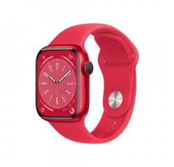 APPLE WATCH SERIES 8 GPS, 41MM RED ALUMINIUM CASE WITH RED SPORT BAND - REGULAR MNP73CS/A