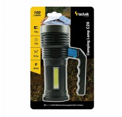 TECHNIK MT-C20 HANDY-CAMPING LANTERN RUCNE SVIETIDLO, STROBOSKOP, DUALNE SVETLO