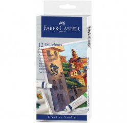 FABER-CASTELL OLEJOVE FARBY V TUBE SET 12 FAREBNE