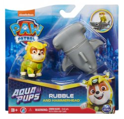 SPIN MASTER PAW PATROL AQUA VODNI KAMARATI RUBBLE