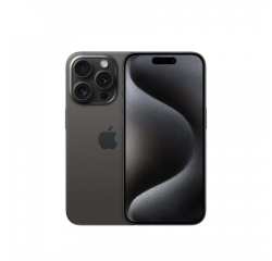 APPLE IPHONE 15 PRO 128 GB TITANOVA CIERNA, MTUV3SX/A + darček digitálna televízia PLAYTV na 3 mesiace zadarmo