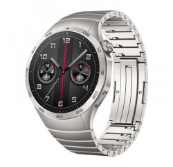 HUAWEI WATCH GT 4 46MM ELITE STRIEBORNA NEREZOVA OCEL S NEREZOVYM REMIENKOM 55020BGU