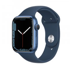 APPLE WATCH SERIES 7 GPS, 45MM BLUE ALUMINIUM CASE WITH ABYSS BLUE SPORT BAND - REGULAR MKN83VR/A