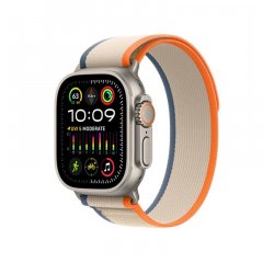 APPLE WATCH ULTRA 2 GPS + CELLULAR, 49MM TITANIUM CASE WITH ORANGE/BEIGE TRAIL LOOP - S/M, MRF13CS/A