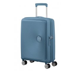 AMERICAN TOURISTER SOUNDBOX SPINNER 55/20 TSA EXP/STONE BLUE