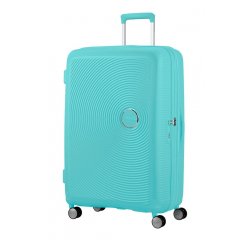 AMERICAN TOURISTER SOUNDBOX SPINNER 77/28 TSA EXP POOLSIDE BLUE