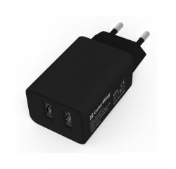 COLORWAY AC NAB. 2XUSB AUTO ID 2.1A (10W), CIERNA, (CW-CHS015-BK)