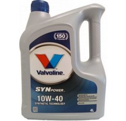 VALVOLINE SYNPOWER 10W-40 4L 872260