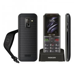 MAXCOM MM735 COMFORT, TELEFON PRE SENIOROV, CIERNY + SOS NARAMOK