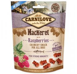 CARNILOVE DOG CRUNCHY SNACK MACKEREL WITH RASPBERRIES WITH FRESH MEAT 200G (294-100409)