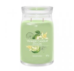 YANKEE CANDLE 1630694E VANILLA LIME VELKA SVIECKA SIGNATURE 567G