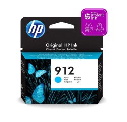 HP ORIGINAL INK 3YL77AE, HP 912, CYAN, 315STR., HIGH CAPACITY, HP OFFICEJET 8012, 8013, 8014, 8015
