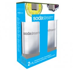 SODASTREAM FLASA 1L GREY/DUO PACK